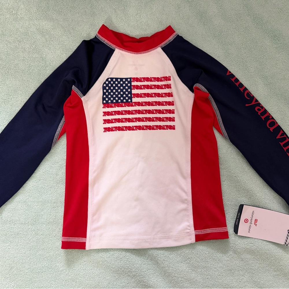NWT Vineyard Vines X Target Toddler Swim Shirt Size 3T